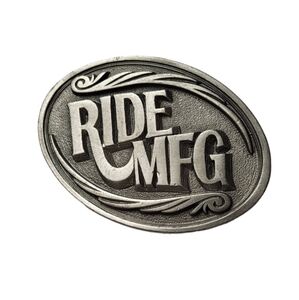 RIDE Snowboards 2004 'MFG' Metal Belt Buckle